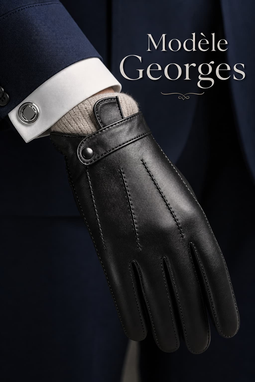 Plan rapproché de gants en cuir d